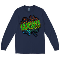 Navy lucky st patrick s day Long Sleeve Tee - Artiststas