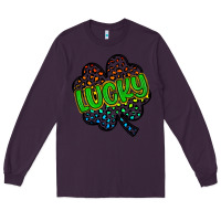 Plum lucky st patrick s day Long Sleeve Tee - Artiststas