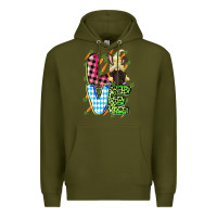 Army Green Love Easter gnome Easter Day Premium Hoodie - CowGirlArtShop