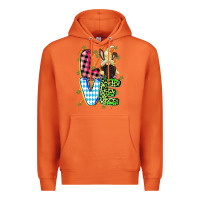 Carrot Love Easter gnome Easter Day Premium Hoodie - CowGirlArtShop