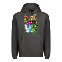 Charcoal Heather Love Easter gnome Easter Day Premium Hoodie - CowGirlArtShop