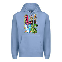 Colony Blue Love Easter gnome Easter Day Premium Hoodie - CowGirlArtShop