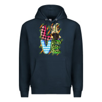 Navy Love Easter gnome Easter Day Premium Hoodie - CowGirlArtShop