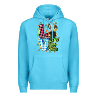 Ocean Blue Love Easter gnome Easter Day Premium Hoodie - CowGirlArtShop