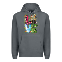 Rock Love Easter gnome Easter Day Premium Hoodie - CowGirlArtShop