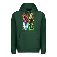 Sports Green Love Easter gnome Easter Day Premium Hoodie - CowGirlArtShop