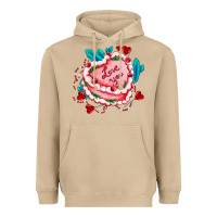 Mushroom valentines day cakes olivia creates design Heavyweight Hoodie - OliviaCreatesArt