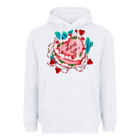 White valentines day cakes olivia creates design Heavyweight Hoodie - OliviaCreatesArt