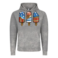 Cloud Rock Patriotic Leopard Popsicles Vintage Hoodie - Jasminsmagicworld