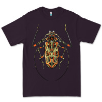 Plum Acrocinus Beetle Illustrations Premium Tee - LillyAllenDesigns