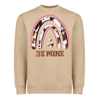 Valentines Day Rainbow, Valentines Day Rainbow Cowhide, Heavyweight Sweatshirt | Teevron