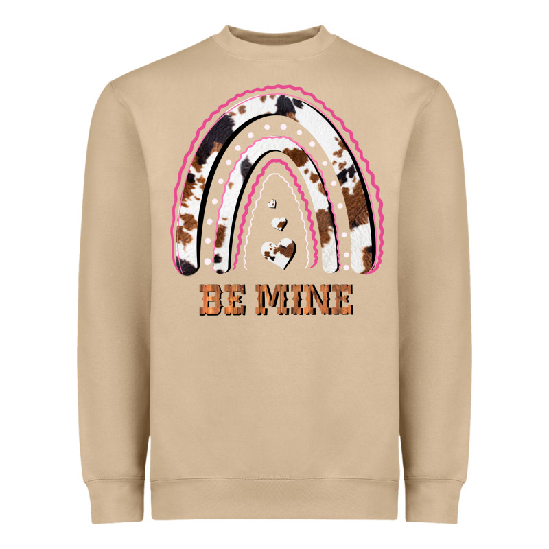 Valentines Day Rainbow, Valentines Day Rainbow Cowhide, Heavyweight Sweatshirt by Bettercallsaul | Teevron