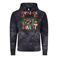 Cloud Black Christmas movie junkie Vintage Hoodie - MaliasSmallBusiness