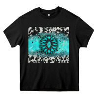 Black gemstone cowhide Heavy Core Tee - AdoDesignShop