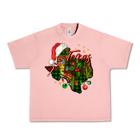 Salmon Christmas Texas map Urban Heavy Tee - NancyCooperArtShop
