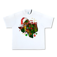 White Christmas Texas map Urban Heavy Tee - NancyCooperArtShop
