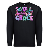 Black Easter Day Saved by his grace Premium Sweatshirt - OliviaCreatesArt