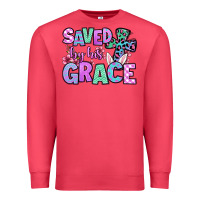 Cardinal Easter Day Saved by his grace Premium Sweatshirt - OliviaCreatesArt