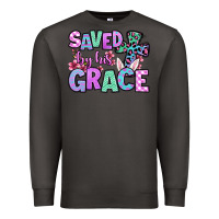 Smoke Easter Day Saved by his grace Premium Sweatshirt - OliviaCreatesArt