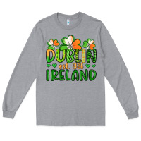 Heather Grey dublin ireland st patrick s day Long Sleeve Tee - Artiststas