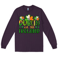 Plum dublin ireland st patrick s day Long Sleeve Tee - Artiststas