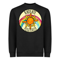 Black Radiate Positivity Heavyweight Sweatshirt - Bettercallsaul