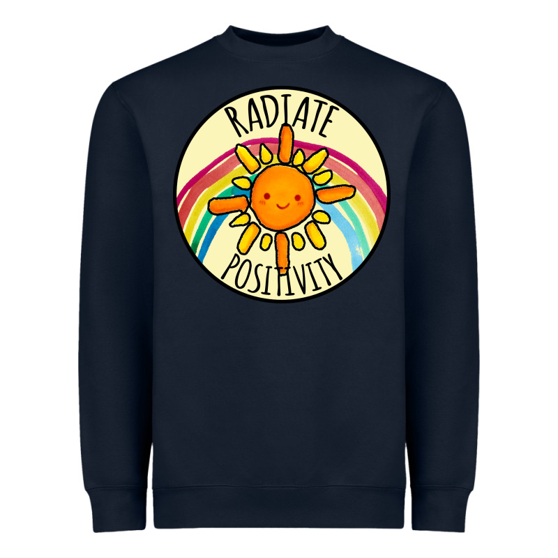 Radiate Positivity Heavyweight Sweatshirt by Bettercallsaul | Teevron