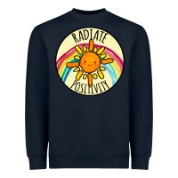 Navy Radiate Positivity Heavyweight Sweatshirt - Bettercallsaul