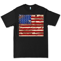 Black American flag leopard cowhide Premium Tee - JahusDesignShop