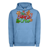Pigment Pebble Blue The Cookie Crew Christmas Urban Hoodie - LillyAllenDesigns