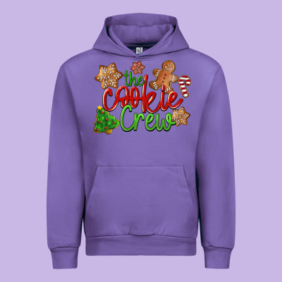 The Cookie Crew Christmas Urban Hoodie Designed By Lillyallendesigns