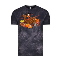 Cloud Black football turkey thanksgiving Vintage Tee - MaliasSmallBusiness