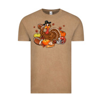 Football Turkey Thanksgiving Vintage Tee | Teevron