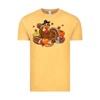 Vintage Mustard football turkey thanksgiving Vintage Tee - MaliasSmallBusiness