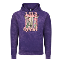 Cloud Purple wild west Vintage Hoodie - MaliasSmallBusiness