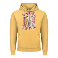 Vintage Mustard wild west Vintage Hoodie - MaliasSmallBusiness