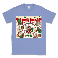 Colony Blue Boojee Christmas cake Classic Tee - MaliasSmallBusiness