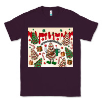 Plum Boojee Christmas cake Classic Tee - MaliasSmallBusiness