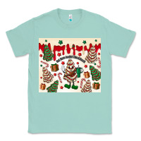 Seafoam Boojee Christmas cake Classic Tee - MaliasSmallBusiness