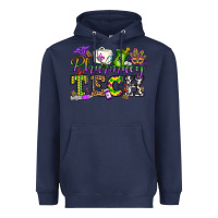Navy mardi gras pharmacy tech Heavyweight Hoodie - OliviaCreatesArt