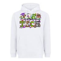 White mardi gras pharmacy tech Heavyweight Hoodie - OliviaCreatesArt
