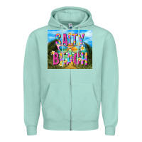 Seafoam salty beach Zipper Hoodie - TumblerDesignByShophia
