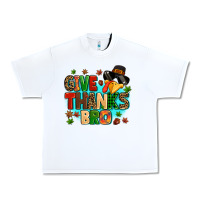 White give thanks bro Urban Heavy Tee - MaliasSmallBusiness