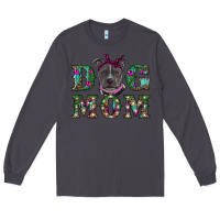 Smoke Christmas dog mom pitbull Long Sleeve Tee - RanaPortraitStore