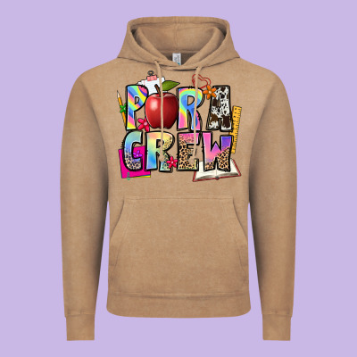 Para Crew Vintage Hoodie Designed By Nancycooperartshop