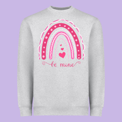 Valentines Day Rainbow Heavyweight Sweatshirt Designed By Bettercallsaul