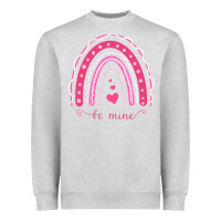 Heather Grey Valentines Day Rainbow Heavyweight Sweatshirt - Bettercallsaul