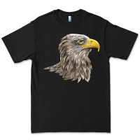 Black American White Sea Eagle Head Premium Tee - LillyAllenDesigns