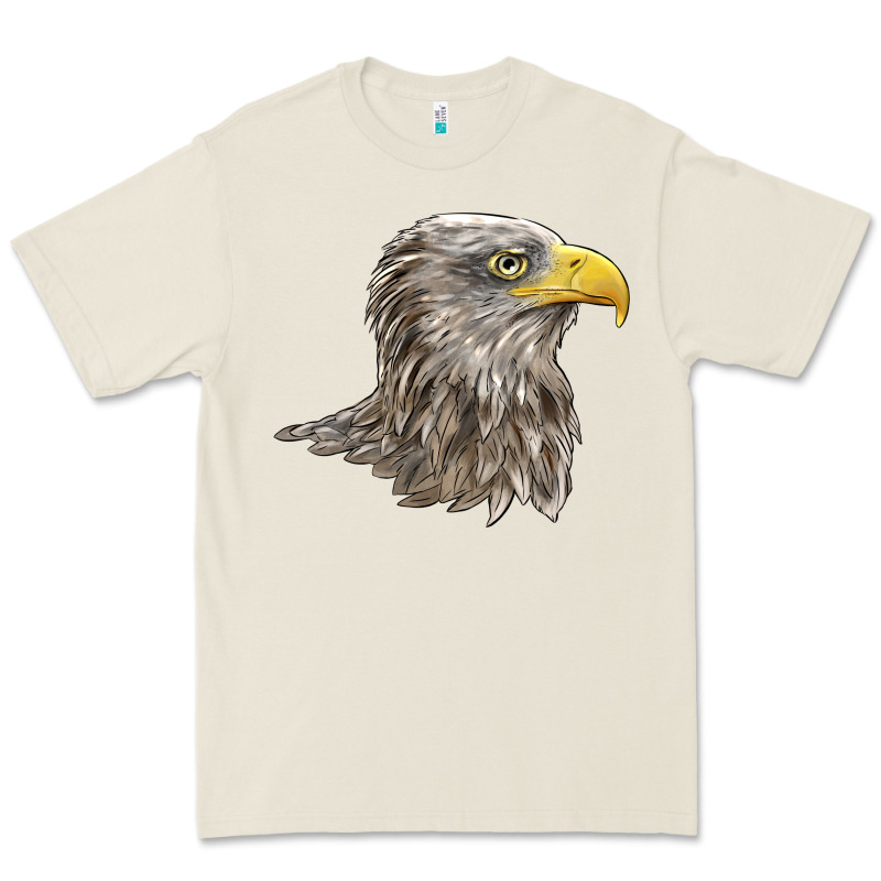 American White Sea Eagle Head Premium Tee by LillyAllenDesigns | Teevron