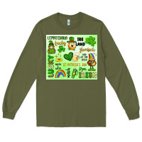 Army Green st patrick's day Long Sleeve Tee - Artiststas